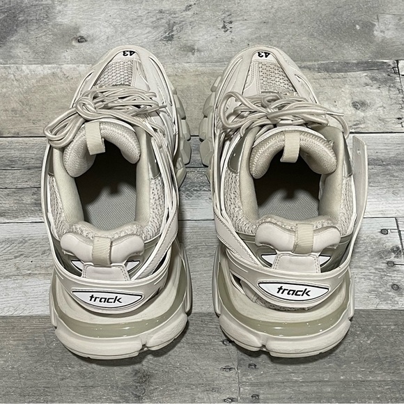 BALENCIAGA Track Mens Sneaker - White/White - Sz - 10 .US / 43 .EU - Picture 3 of 10